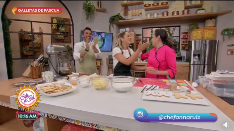 Chef Anna Ruiz en el programa “Sale el Sol” – Anna Ruiz